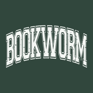 Bookworm SVG with Distressed, Book Lover SVG for Shirt Bookish SVG