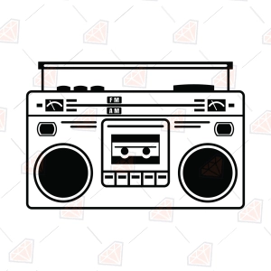 Boom Box SVG