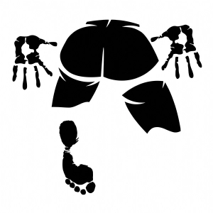 Booty Print SVG Cut Files Funny SVG