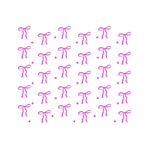 Bow Pattern SVG PNG, Bow SVG for Tumblers Bow SVG