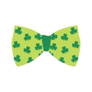 Bow Shamrock SVG Cut File, Irish SVG Vector Files Shamrock SVG