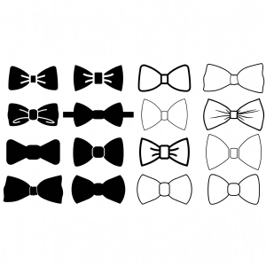 Bow SVG Bundle, Bow SVG Files and Cliparts Vector Illustration