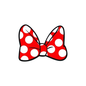 Bow SVG with Polka Dots, Bow Clipart Bow SVG