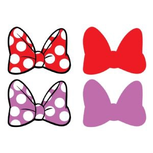 Mouse Bows SVG Bundle Cut File Bow SVG