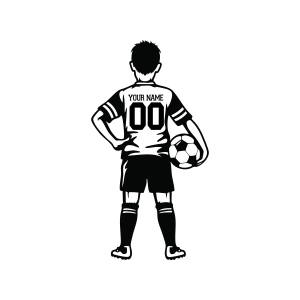 Boy Soccer Player SVG, Soccer Kid Svg