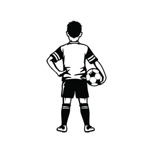Boy Soccer Player SVG, Soccer Kid