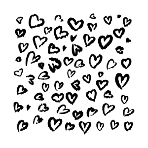 Hearts Pattern SVG File, Leopard Pattern Print Leopard Print SVG