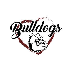 Bulldogs Love SVG, Bulldogs Heart SVG Pets SVG