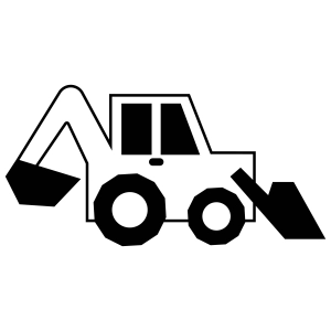 Bulldozer SVG, Bulldozer Clipart Instant Download 