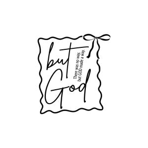 But God SVG with Bow, Christian SVG T-shirt SVG