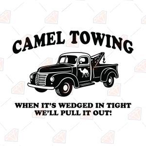 Camel Towing SVG – Funny Design for Shirts