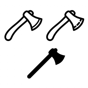 Camping Axe SVG Cut Files, Axe Bundle SVG Camping SVG