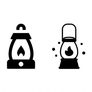 Camping Lantern SVG Cut File, Camping Lights SVG Instant Download Camping SVG