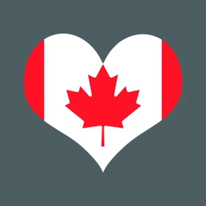 Canada Maple Heart Flag SVG File Flag SVG