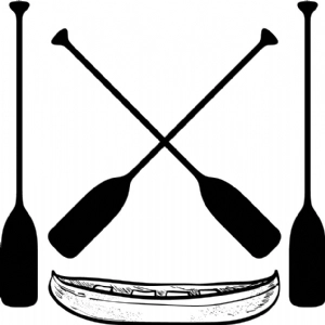 Canoe with Peddals SVG, Kayak SVG Clipart Files Drawings