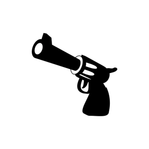 Cartoon Gun SVG Cut, Gun Vector Clipart File Instant Download Cartoons