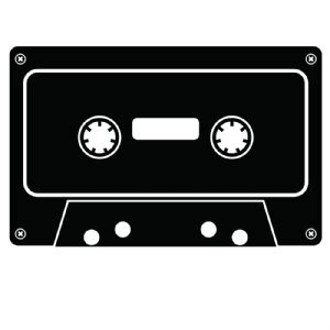 Cassette Tape SVG File for Cricut & Silhouette Cameo | PremiumSVG