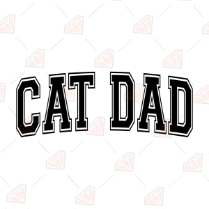 Cat Dad SVG – Funny Cat Dad Cut File for Shirts