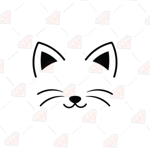 Cat Ear SVG – Cute Cat Ears Cut File for Shirts
