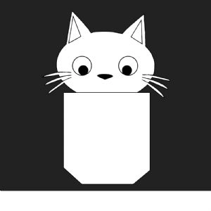Cat Peeking From Pocket, Pocket Cat SVG T-shirt SVG