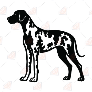 Catahoula Leopard Dog SVG – Catahoula Dog Cut File