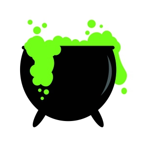 Cauldron SVG, Halloween Witch Cauldron SVG Instant Download Halloween SVG