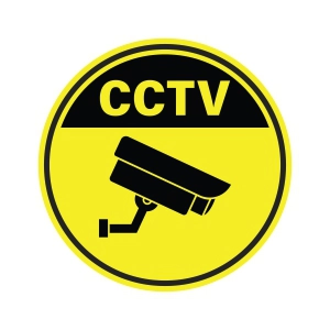 CCTV Sign SVG Design, Instant Download Vector Illustration