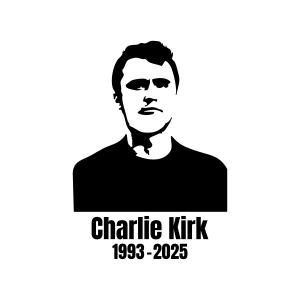 Charlie Kirk Silhouette, 1993 - 2025 SVG USA SVG