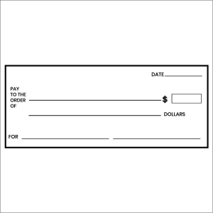 Check Template SVG for Printing, Instant Download Drawings