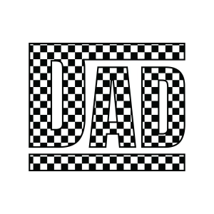 Dad Checkered SVG, Father's Day SVG for Racing Father Shirt Father's Day SVG