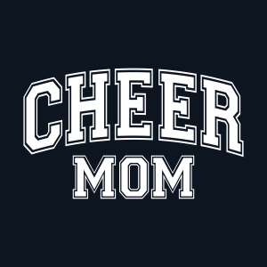 Cheer Mom SVG Varsity Font, Trendy Cheerleader Mom SVG Mom SVG