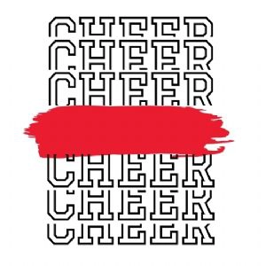 Cheer Monogram SVG Cut File, Cheer Instant Download Cheerleading SVG