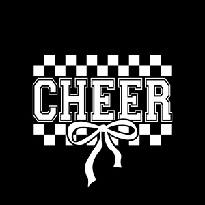 Cheer Shirts SVG, Cheerleader Shirt SVG with Bow Cheerleading SVG