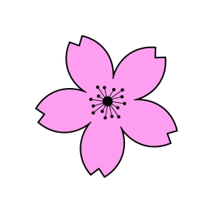 Cherry Blossom SVG For Cricut Svg