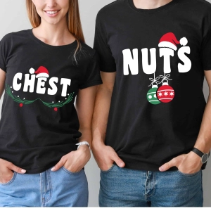 Chestnuts Christmas SVG, Funny Christmas Couple Shirt SVG Christmas SVG