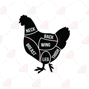 Chicken Parts SVG – Farmhouse Kitchen Cut File