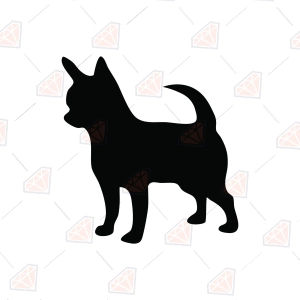 Chihuahua Dog Silhouette SVG