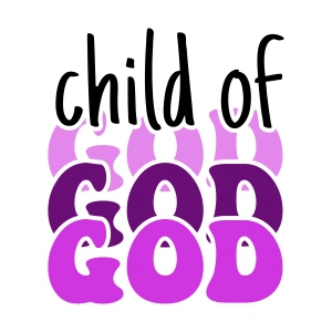 Child Of God SVG Design, Christian Child SVG Vector Files Religion