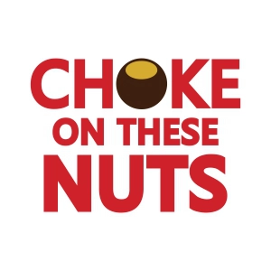 Choke On These Nuts SVG, Ohio State SVG Football SVG