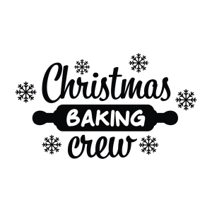 Christmas Baking Crew SVG, For Shirt and Apron Christmas SVG