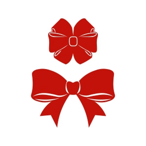 Christmas Bow SVG, Bow Clipart Bow SVG