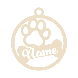 Christmas Paw Bone Ornament SVG, Dog Ornament SVG Christmas SVG