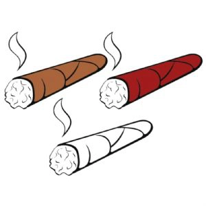 Cigar Bundle SVG, Cigar Smoking SVG Instant Download Drawings