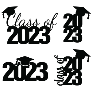 Class Of 2023 SVG Bundle, Senior 2023 SVG Graduation SVG