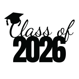 Class of 2026 SVG with Graduation Cap Graduation SVG