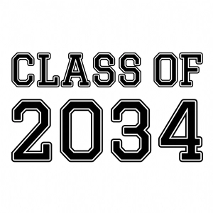 Class of 2034 SVG Cut File Graduation SVG