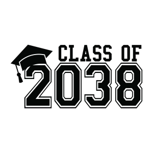 Class of 2038 SVG, Graduation SVG Graduation SVG
