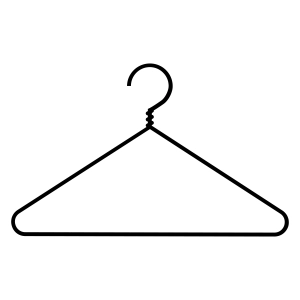 Clothes Hanger SVG, Home Basics SVG Digital Download Vector Objects