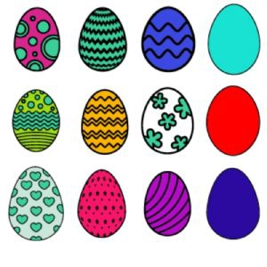 Easter Eggs Bundle SVG, PNG, and Cut Files Easter Day SVG