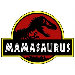 Colorful Mamasaurus SVG, Mamasaurus Vector Instant Download Cartoons